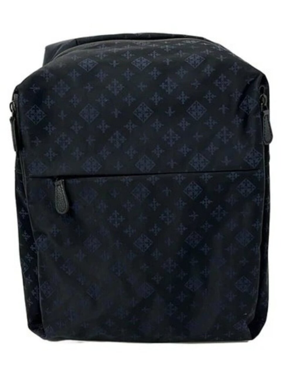 russet Black Navy Nylon Jacquard Backpack